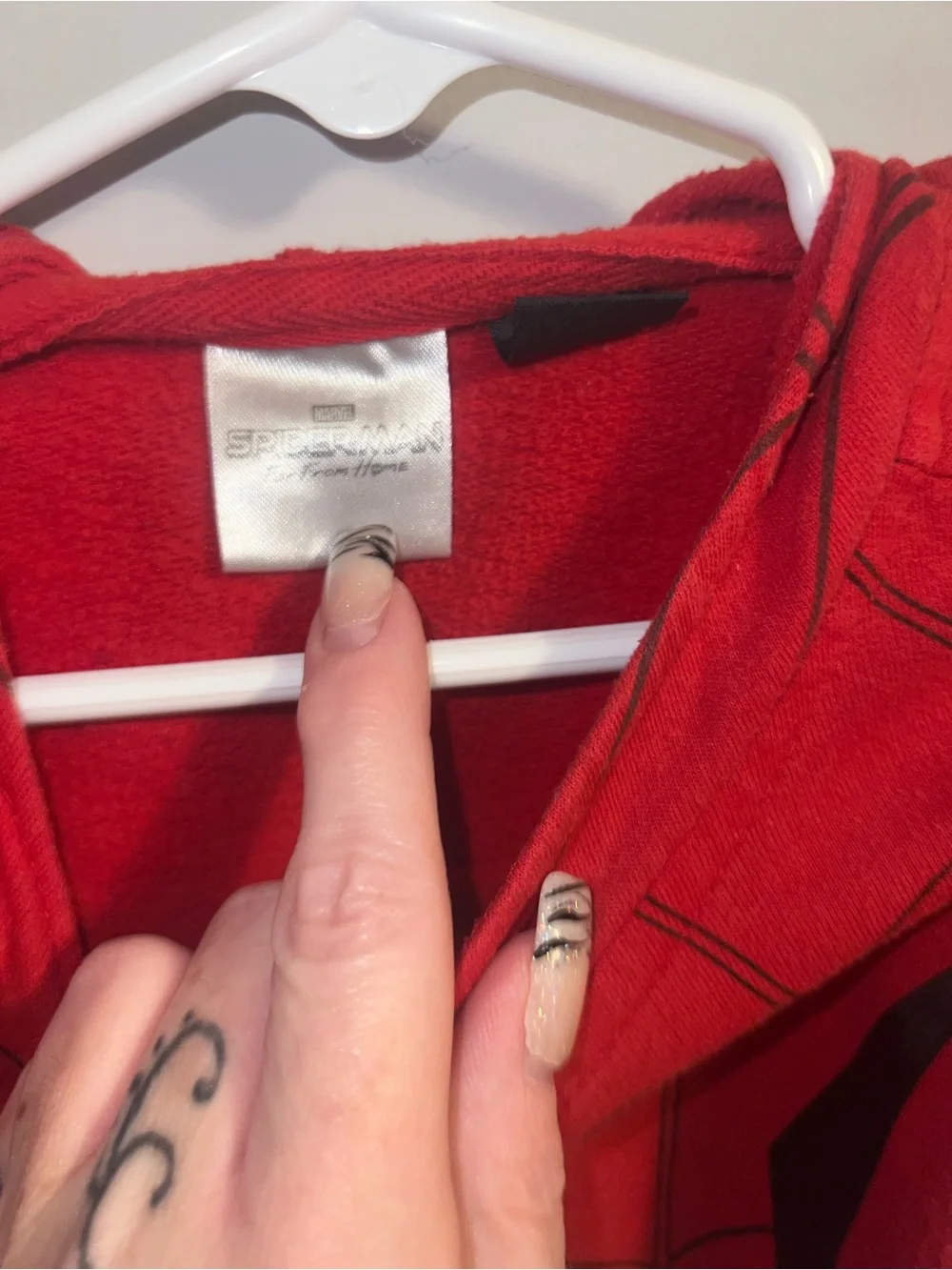 Speedo Red and Blue Spider Zip-Up Kids Jacket